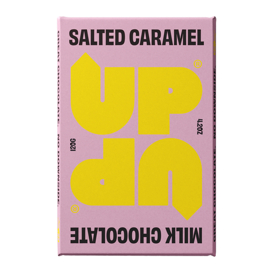 Up Up Milk Chocolate Bar Salted Caramel 130g