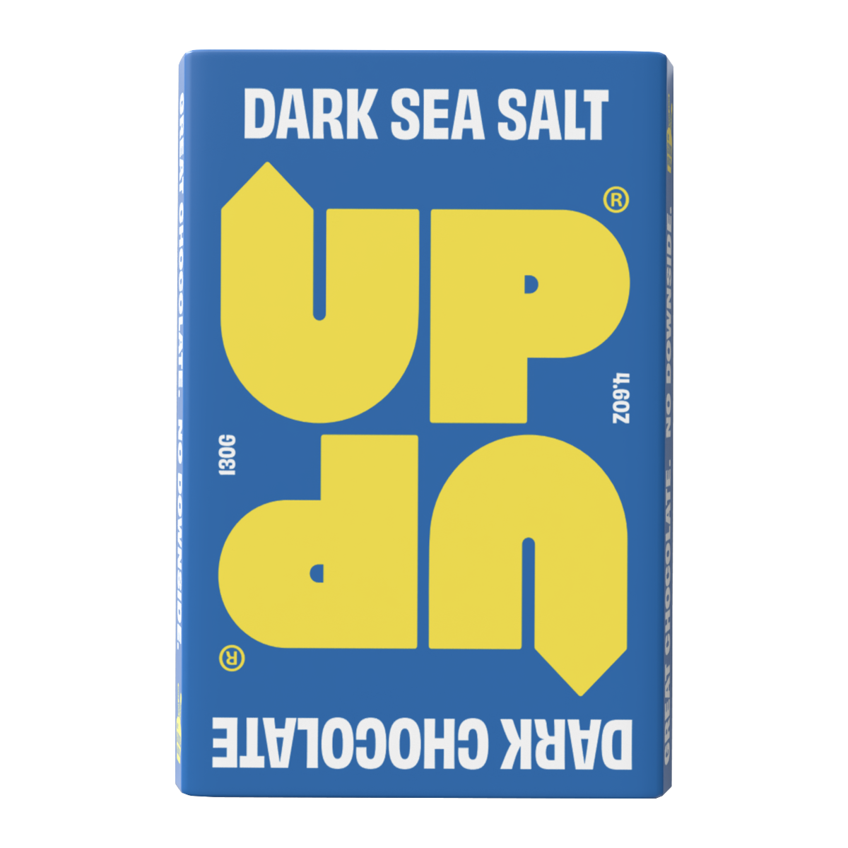 Up Up Dark Chocolate Bar Sea Salt 130g