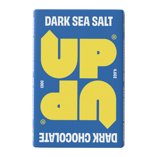 Up Up Dark Chocolate Bar Sea Salt 130g