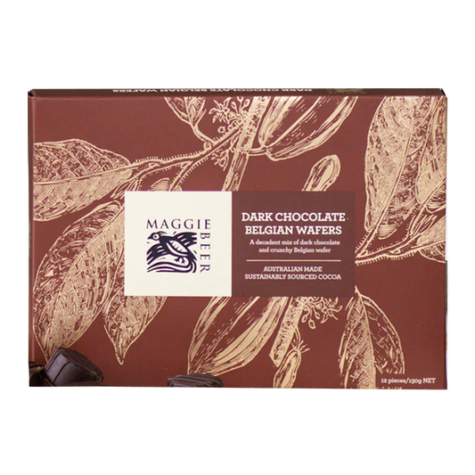 Maggie Beer Belgian Wafers Dark Chocolate 130g
