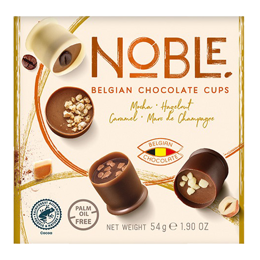 Noble Belgian Chocolate Cups Chef's Collection 120g