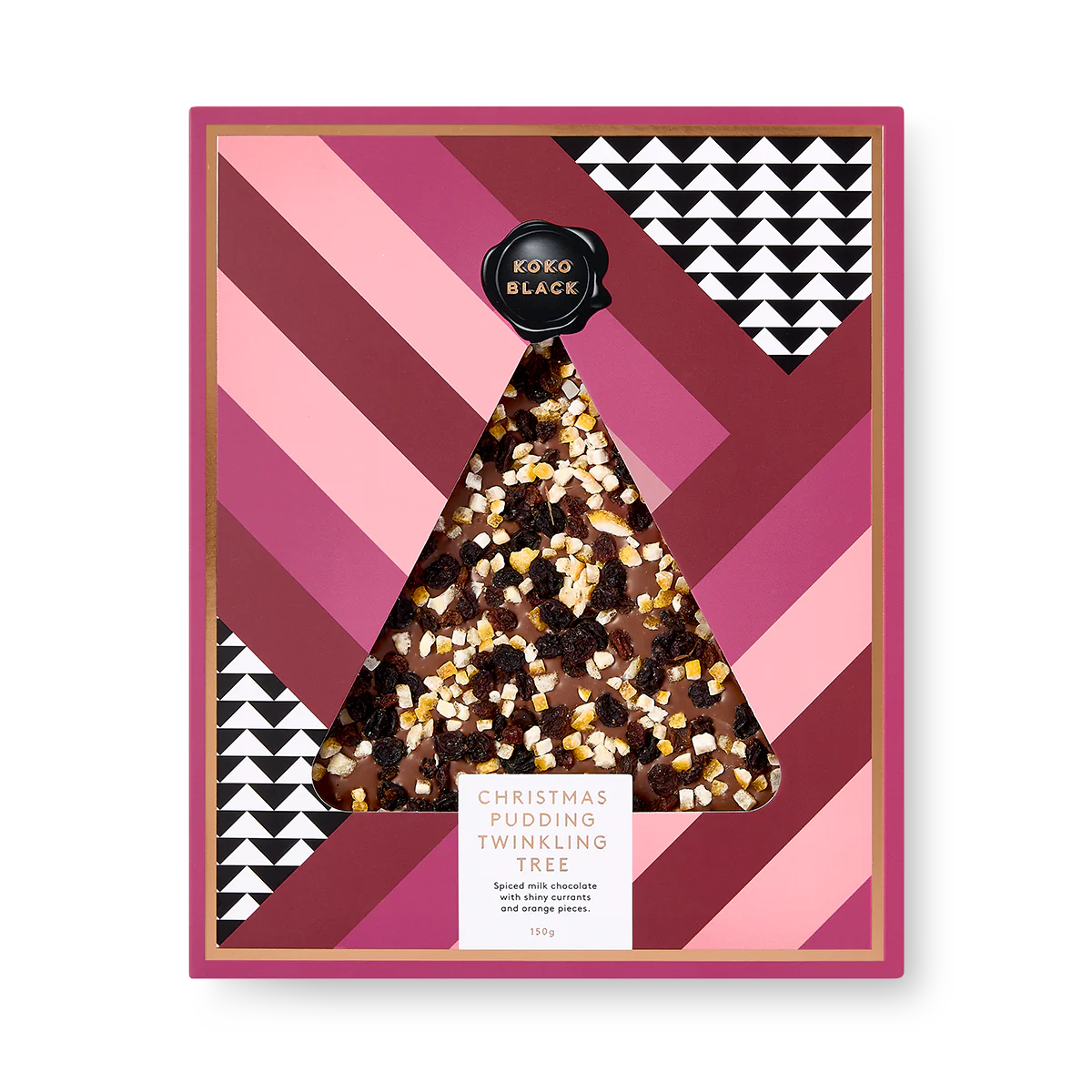 Koko Black Christmas Pudding Twinkling Tree 150g