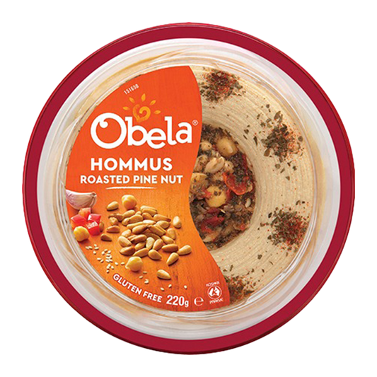 Obela Hommus Roasted Pine Nut 220g