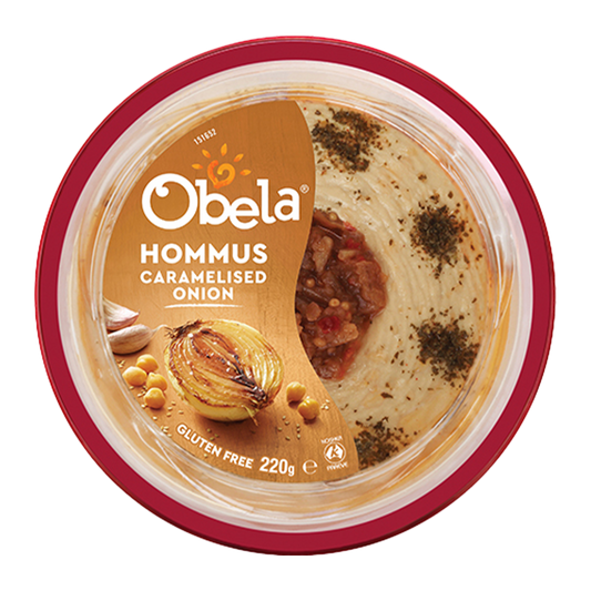 Obela Hommus Caramelised Onion 220g
