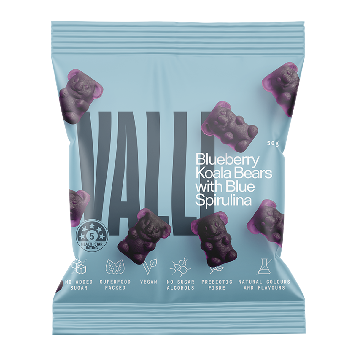 Vali Gummies Blueberry Koala Bears 50g