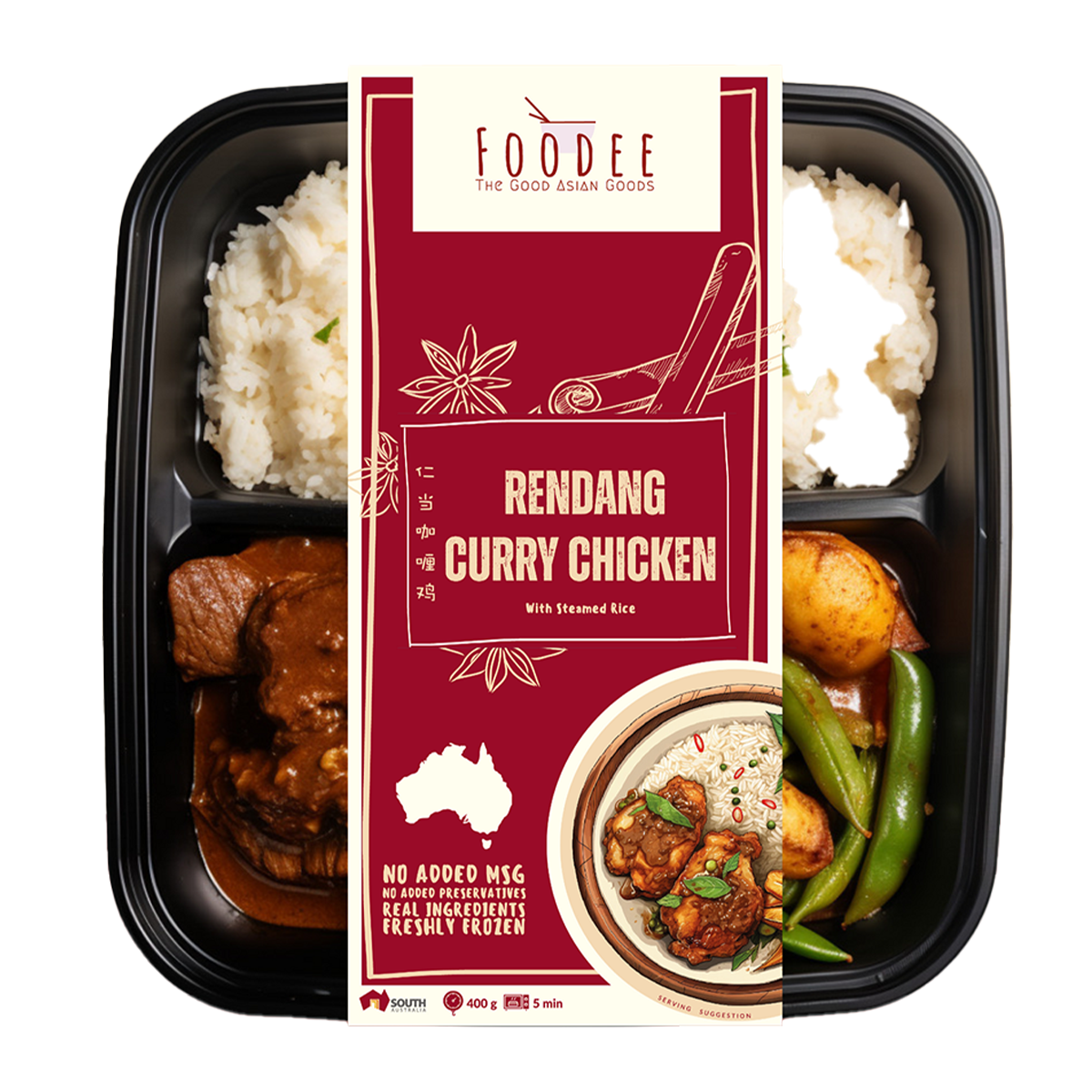 Foodee Rendang Curry Chicken 450g