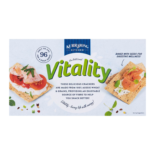 Kurrajong Kitchen Vitality Crackers 150g