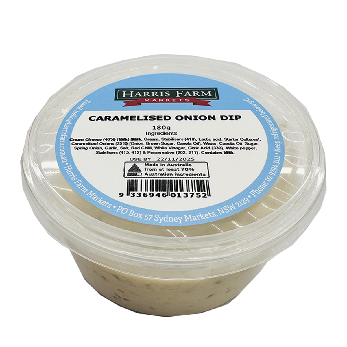 Harris Farm Caramelised Onion Dip 180g