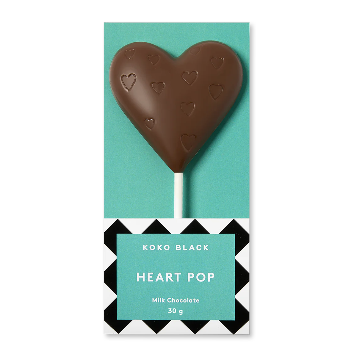 Koko Black Heart Pop Milk Chocolate 30g | Harris Farm Markets Online
