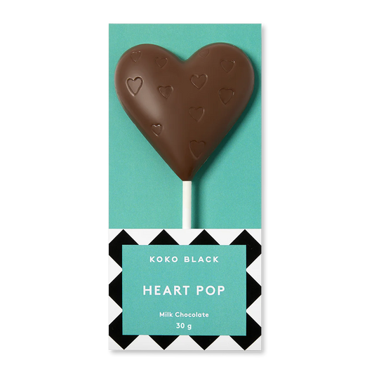 Koko Black Heart Pop Milk Chocolate 30g | Harris Farm Markets Online