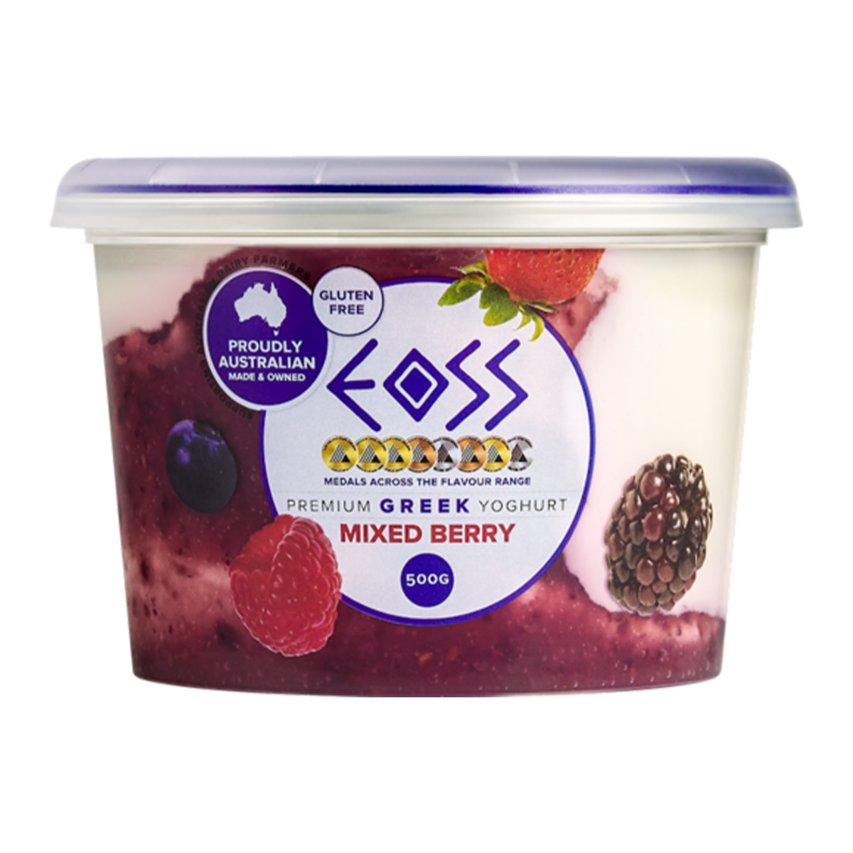 EOSS Mixed Berry Greek Yoghurt 500g