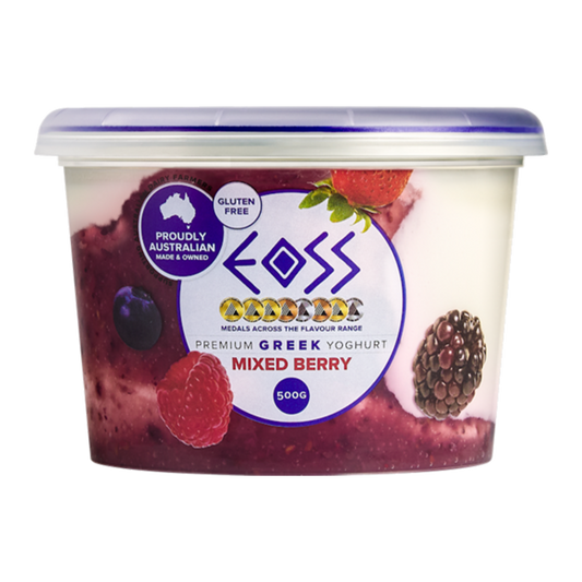 EOSS Mixed Berry Greek Yoghurt 500g