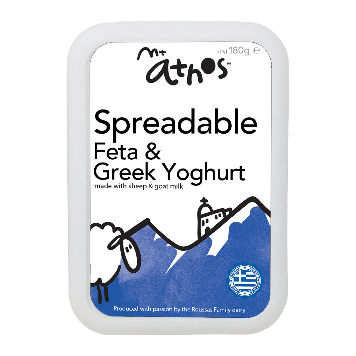 Mt Athos Spreadable Feta Cheese 180g