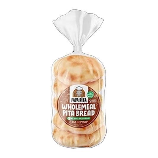 Papa Pita Wholemeal Pita 5pk