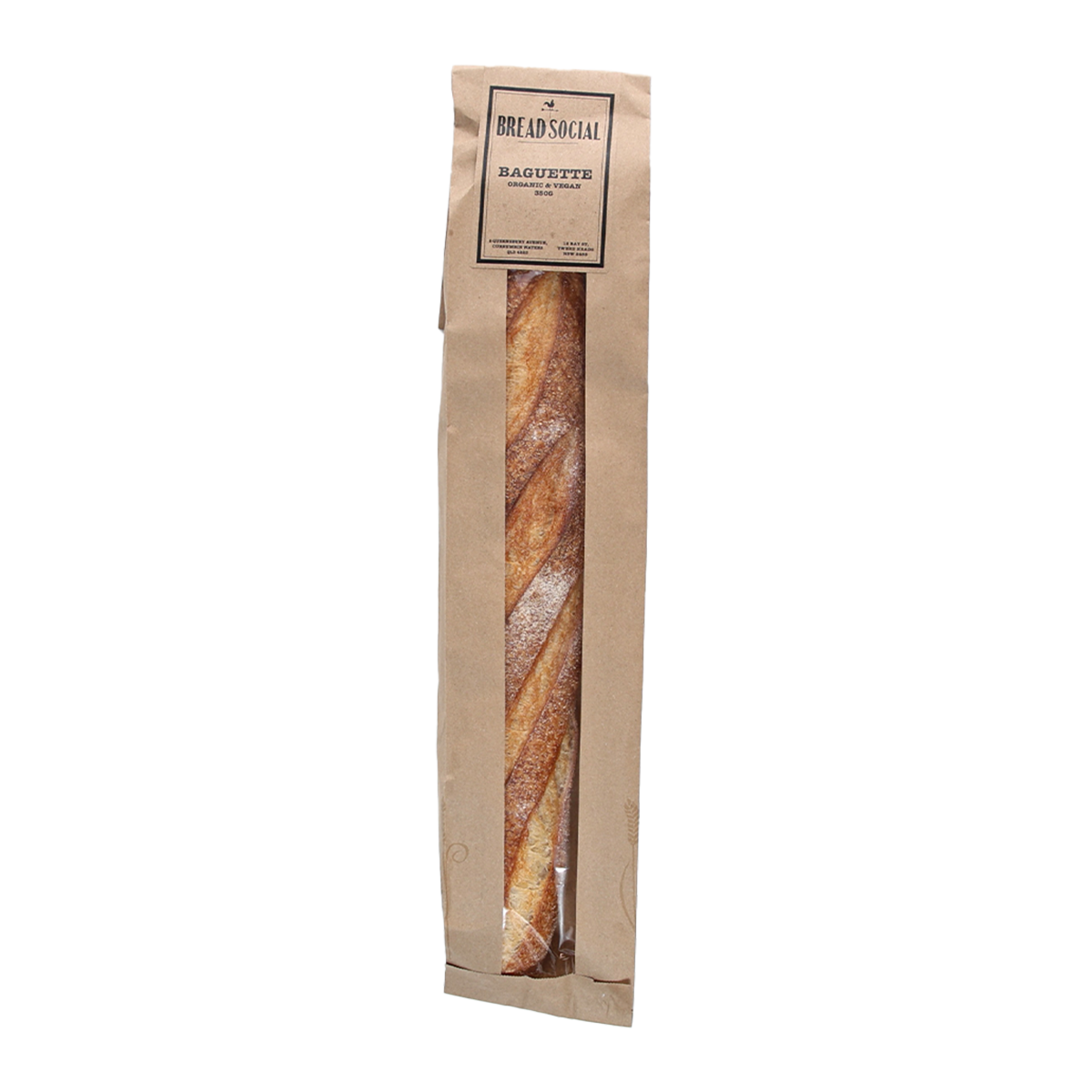 Bread Social Organic Semi-Sourdough Baguette 350g