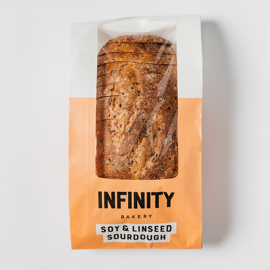 Infinity Bakery Soy & Linseed Bread 630g