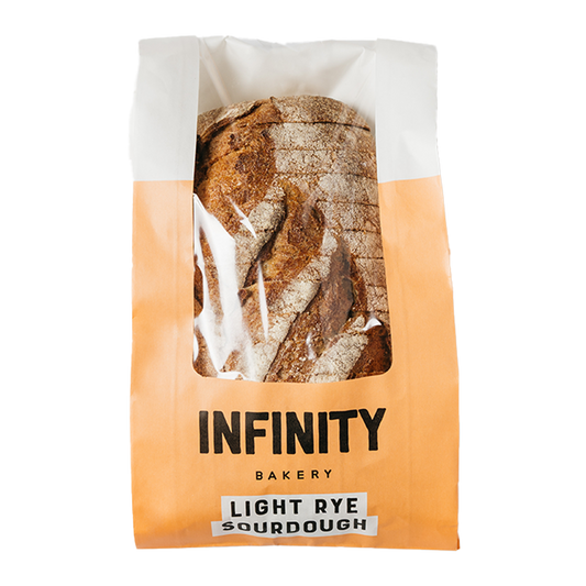 Infinity Bakery Rye Sourdough Bread 680g