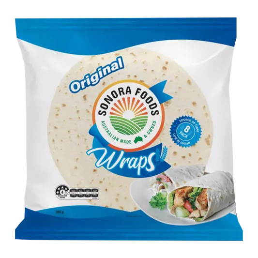 Sonora Wraps Original Tortilla Wraps x8 360g