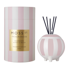Moss St Large Diffuser Raspberry, Honey and Musk 350ml