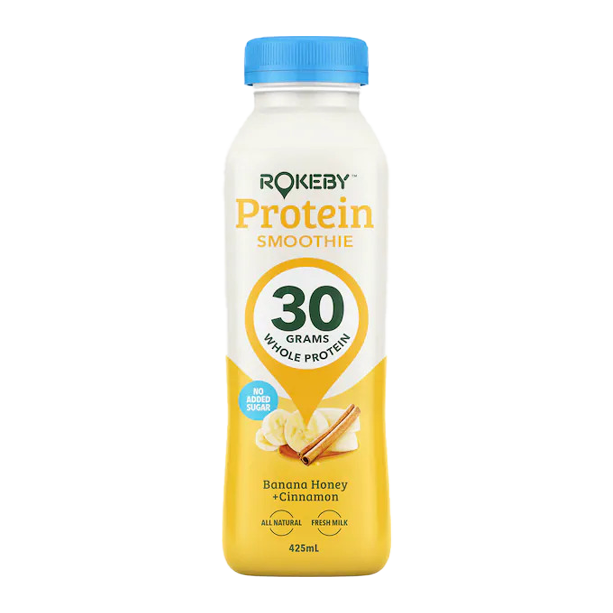 Rokeby Protein Smoothie Banana, Honey & Cinnamon 425ml – Harris Farm ...