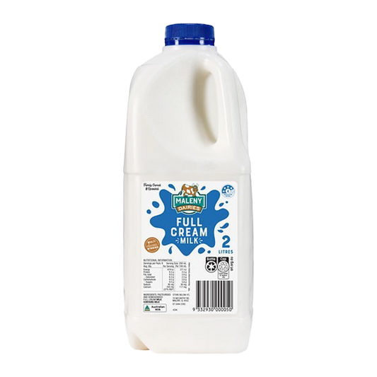 Maleny Dairies Full Cream Milk 2L