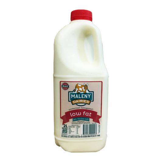 Maleny Dairies Low Fat Milk 2L