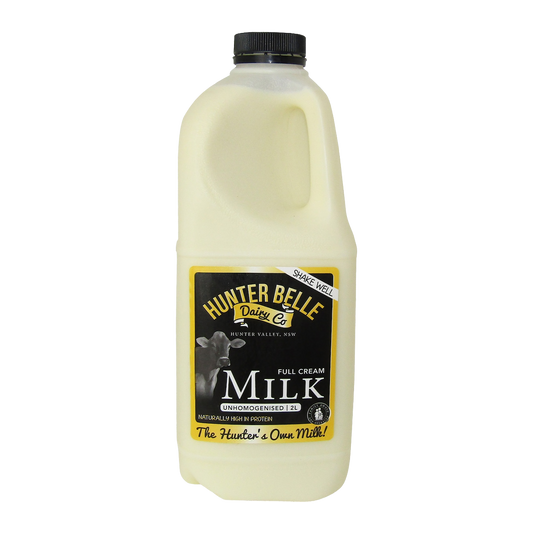 Hunter Belle Full Cream Milk 2L