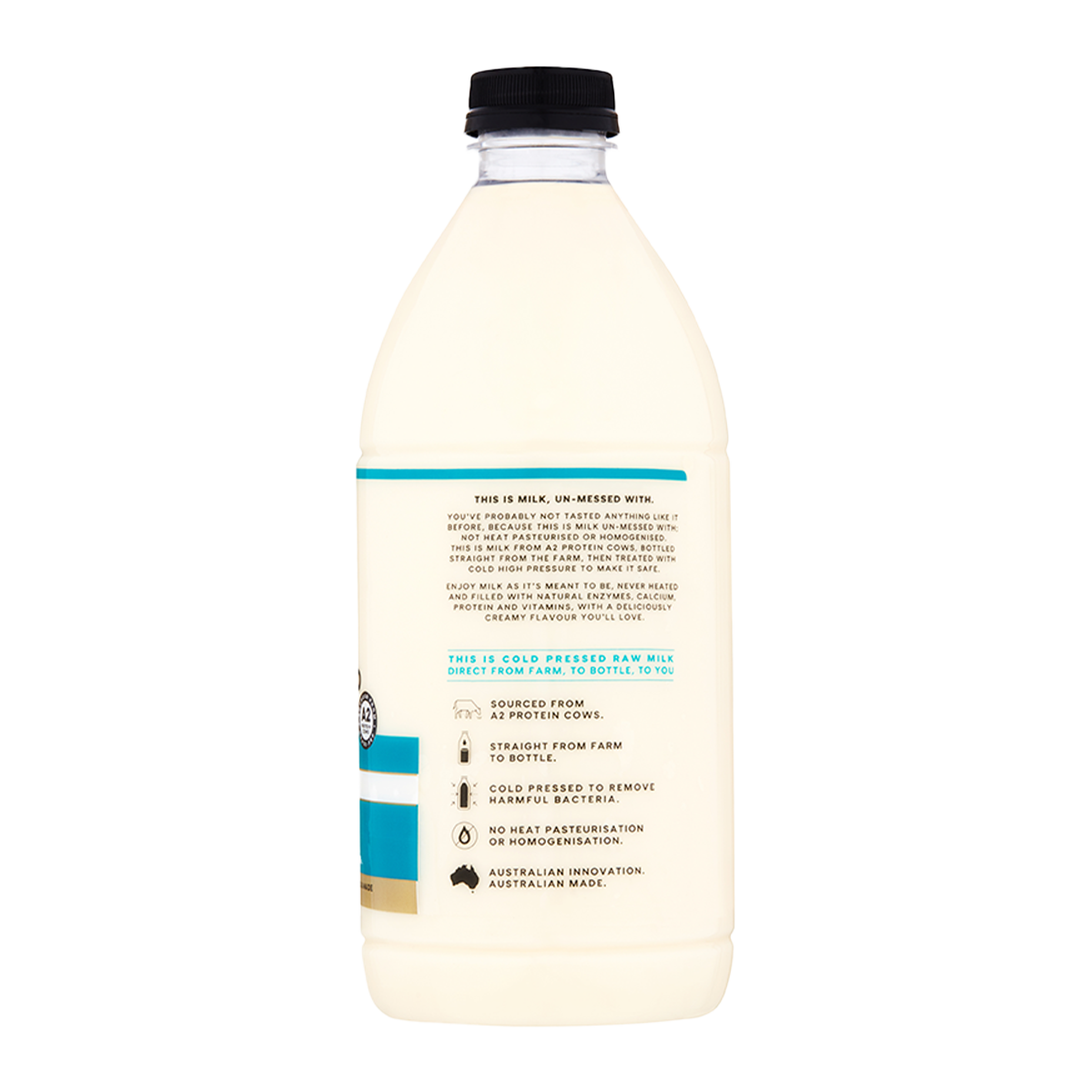 Made By Cow A2 Protein Cold Pressed Raw Milk 1.5L