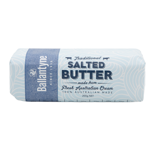 Ballantyne Salted Cultured Style Butter 200g