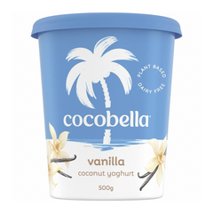 Cocobella Vanilla Coconut Yoghurt Dairy Free 500g