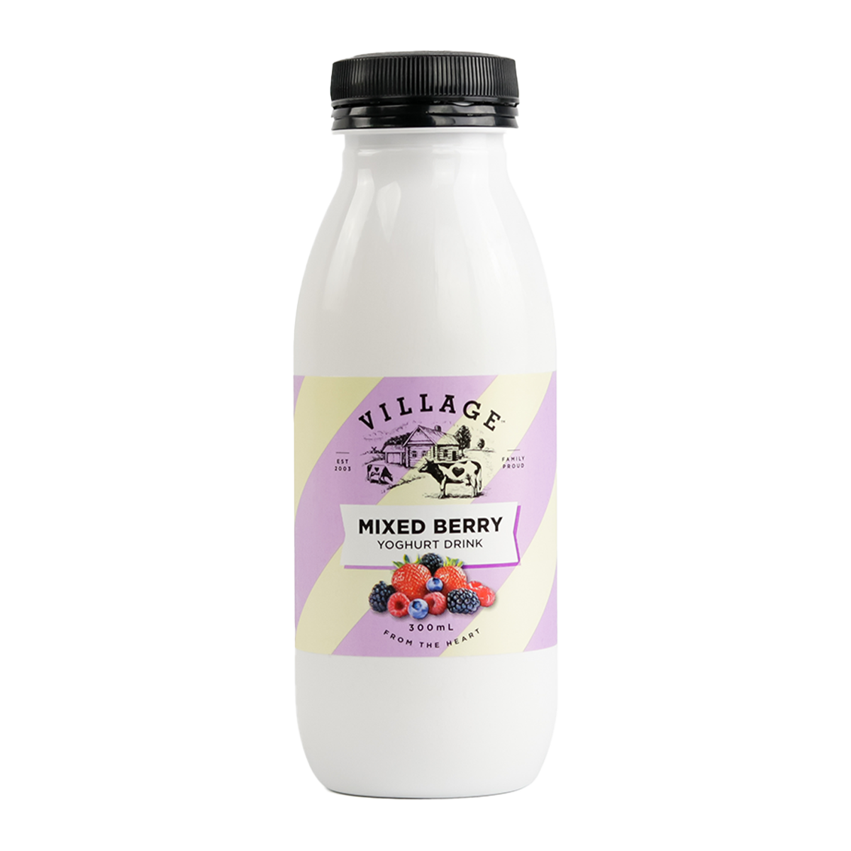 Village Dairy Mixed Berry Yogurt Drink 300ml