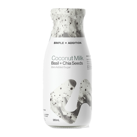 Simple Addition Coconut Milk Basil and Chia Seeds 280ml