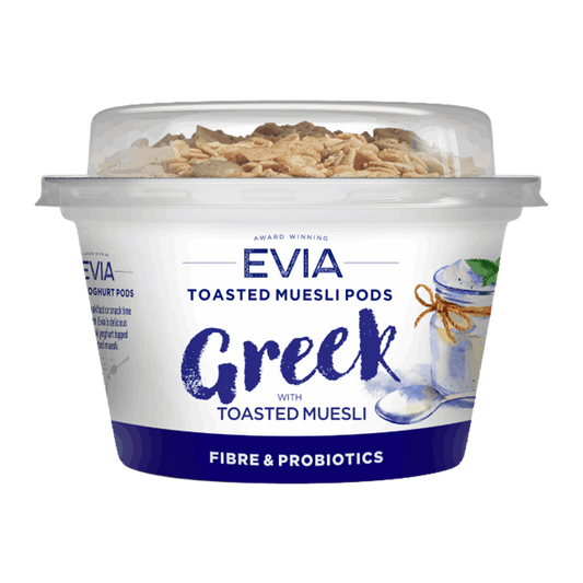 Evia Greek Style Yoghurt Pods with Toasted Muesli 170g