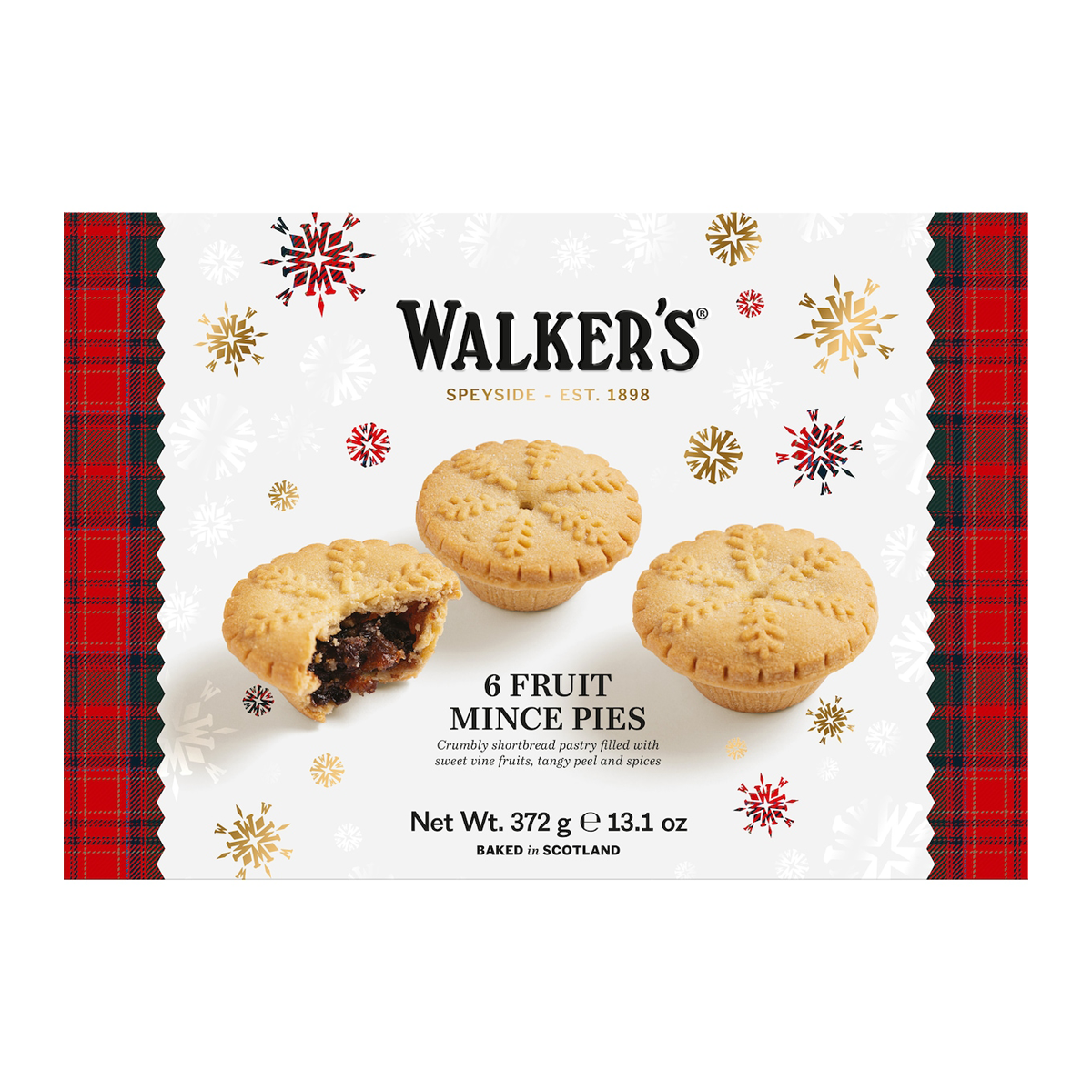 Walkers Shortbread Fruit Mince Pies 372g