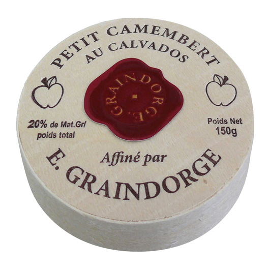 Graindorge Petit Camembert Calvados Cheese 150g