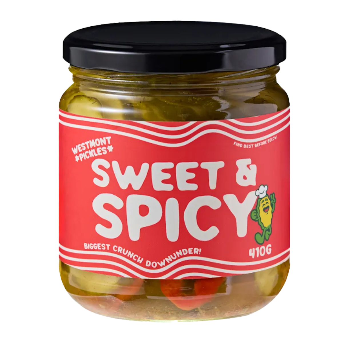 Westmont Sweet and Spicy Cucumber Pickles 410g