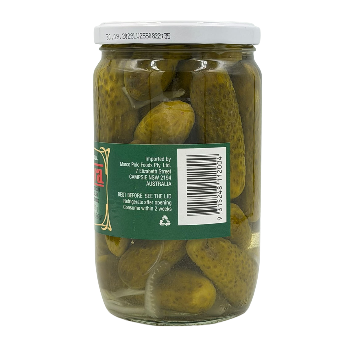 Nova Gherkins Pickled Sweet And Sour 660g