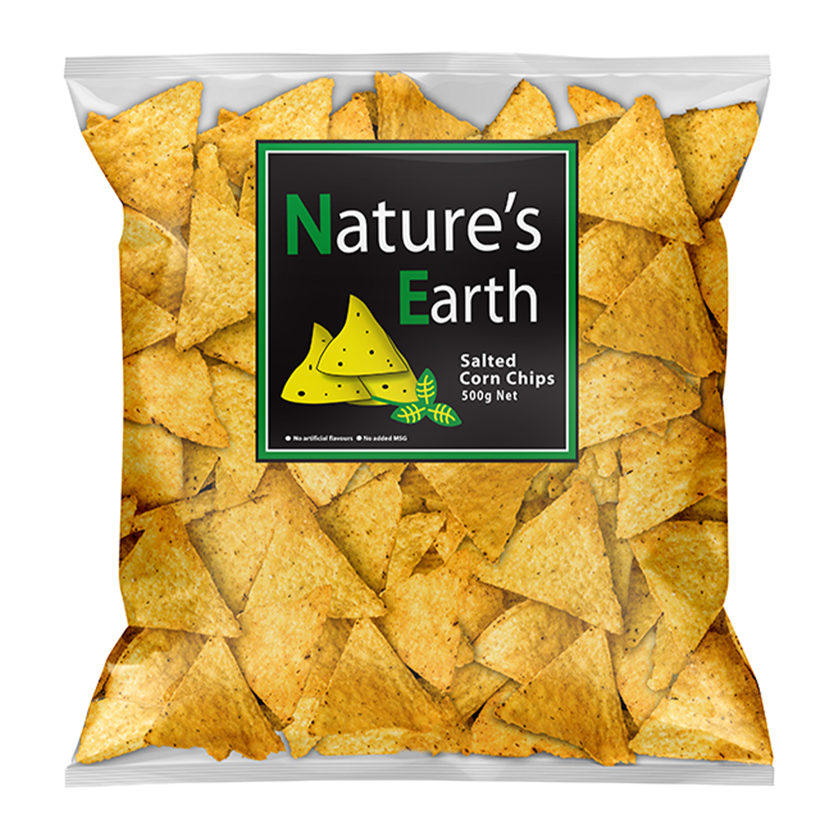 Nature's Earth Salted Corn Chips 500g