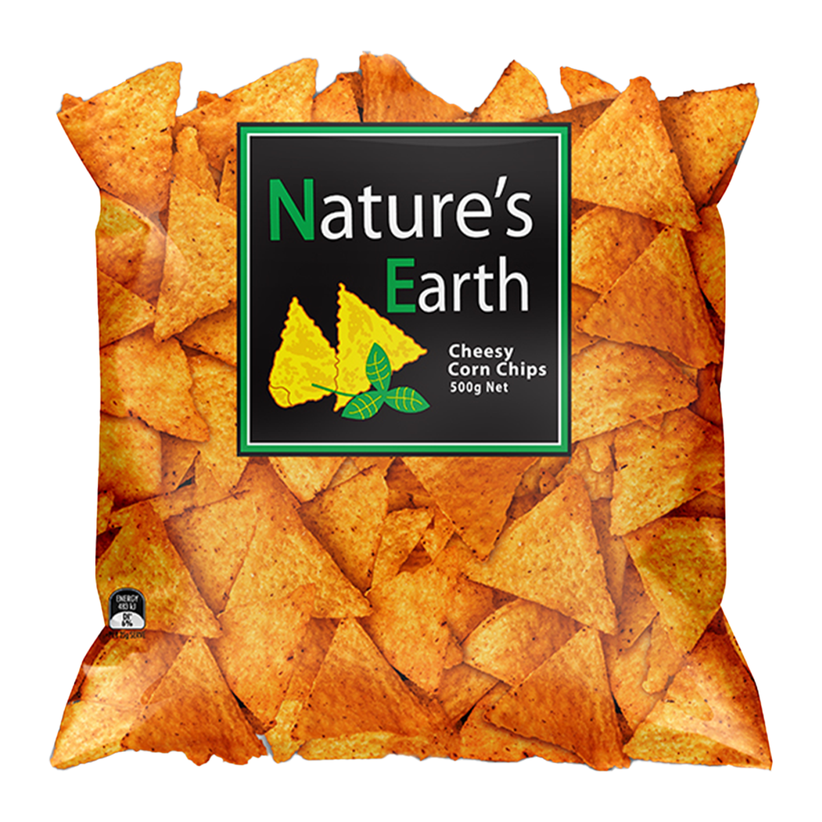 Nature's Earth Cheesey Corn Chips 500g