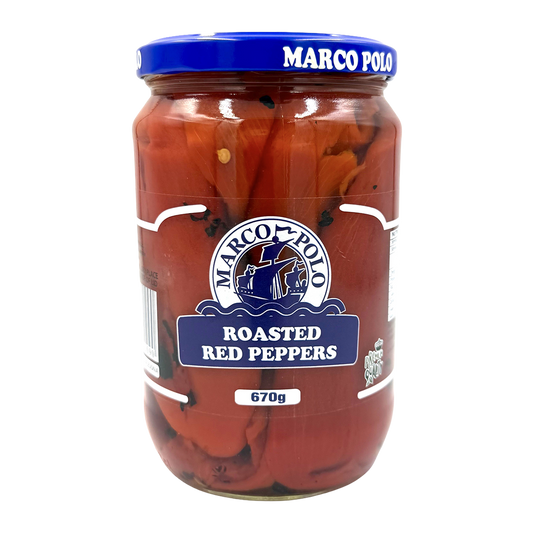 Marco Polo Roasted Red Peppers 670g