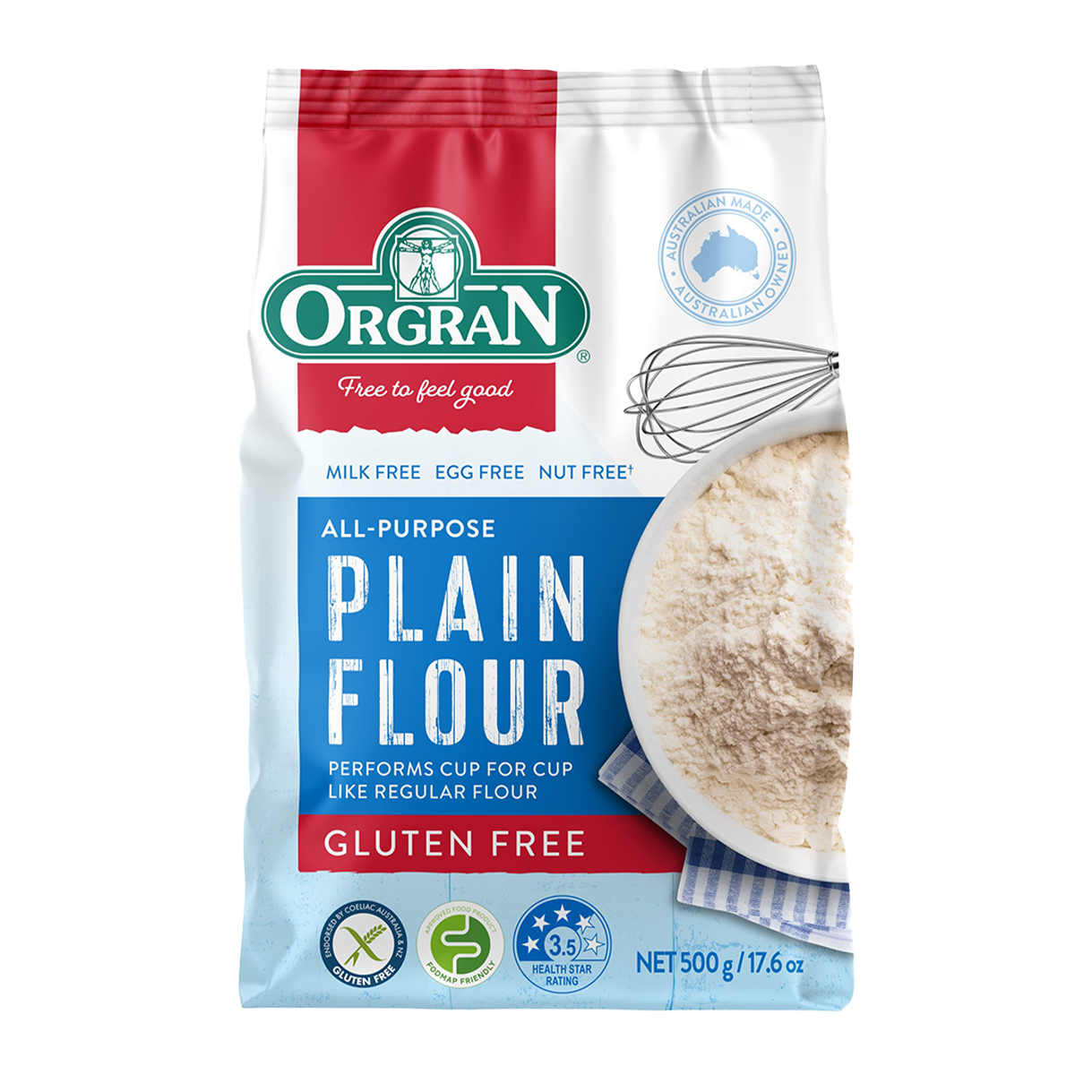 Orgran All Purpose Gluten Free Plain Flour 500g