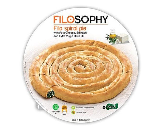 Filosophy Spinach & Feta Spiral Pie 850g