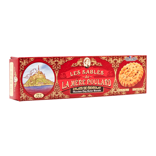 La Mere Poulard Chocolate Chip Butter Cookies 125g