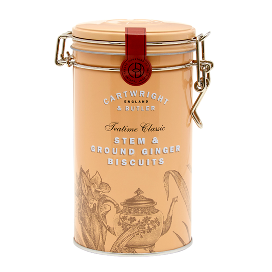 Cartwright and Butler Biscuits Stem Ginger Tin 200g