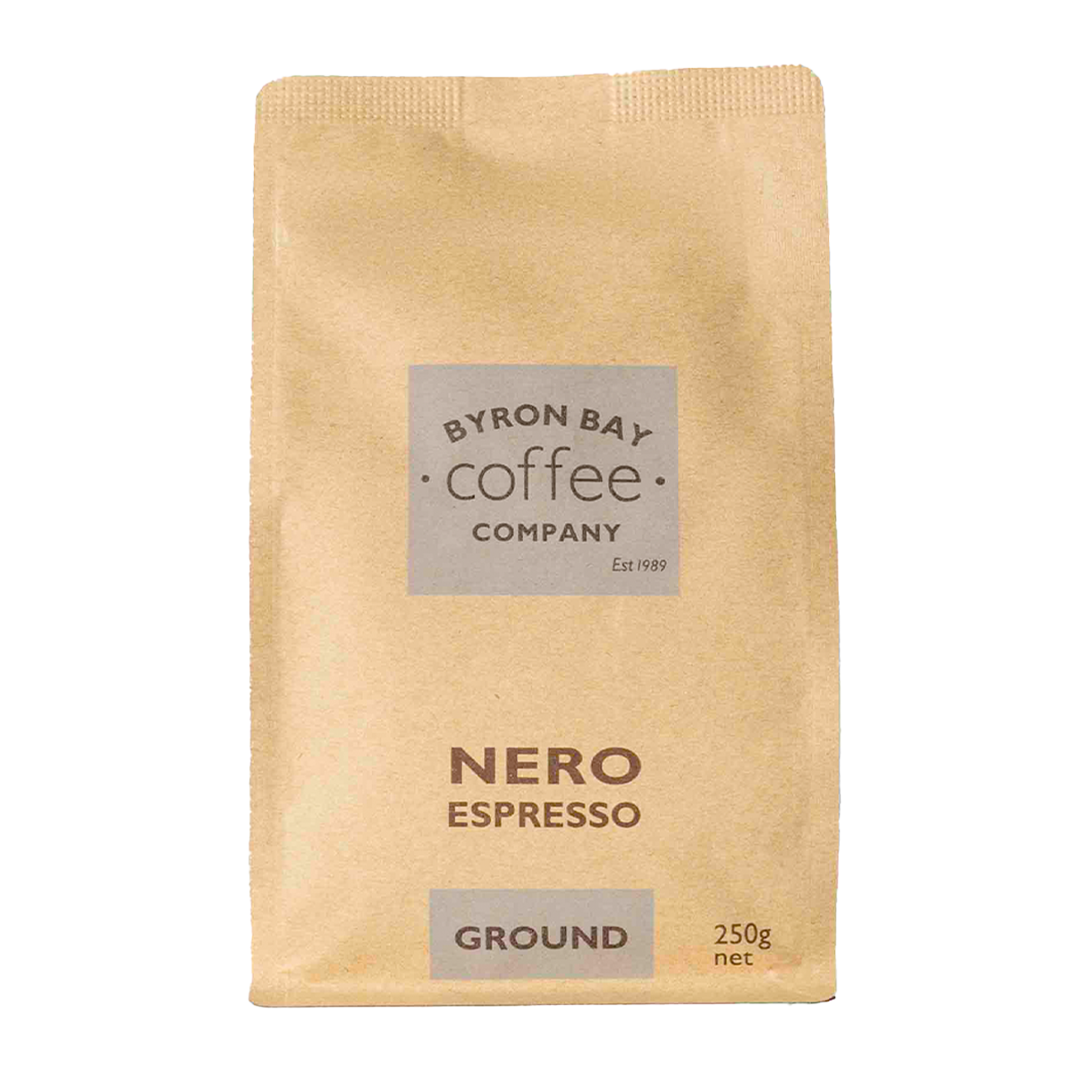 Byron Bay Coffee Co. Nero Espresso Ground Coffee 250g