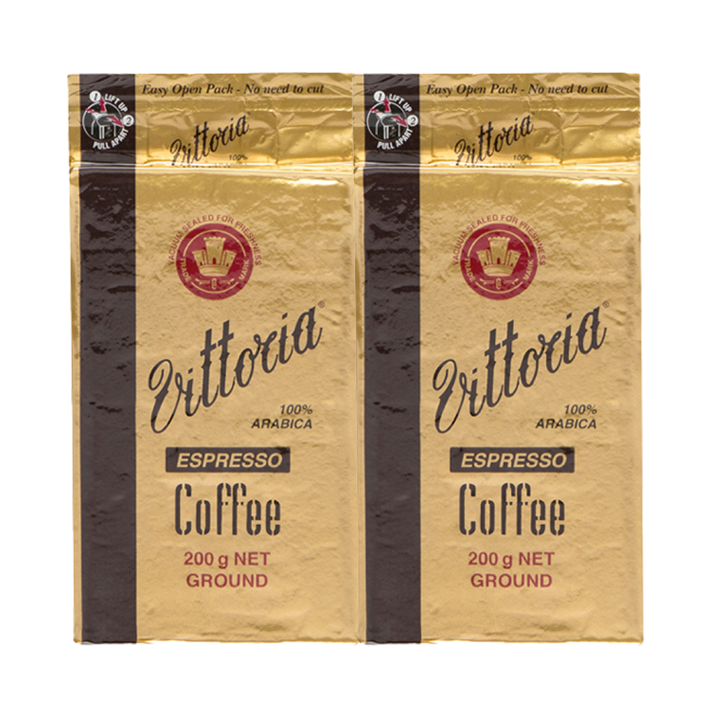 Vittoria Espresso Coffee Ground 2x200g Harris Farm Markets