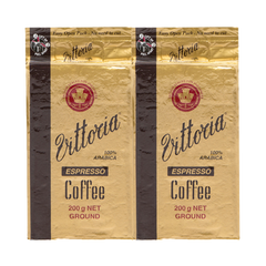 Vittoria Espresso Coffee Ground 2x200g