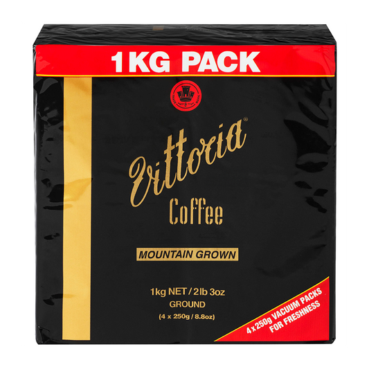 Vittoria Coffee Mountain Grown Ground Coffee 4x250g