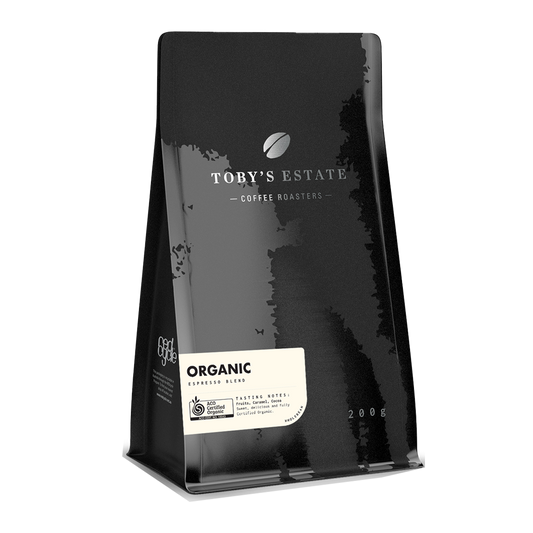 Toby's Estate Organic Blend Espresso Roast Coffee Bean 200g