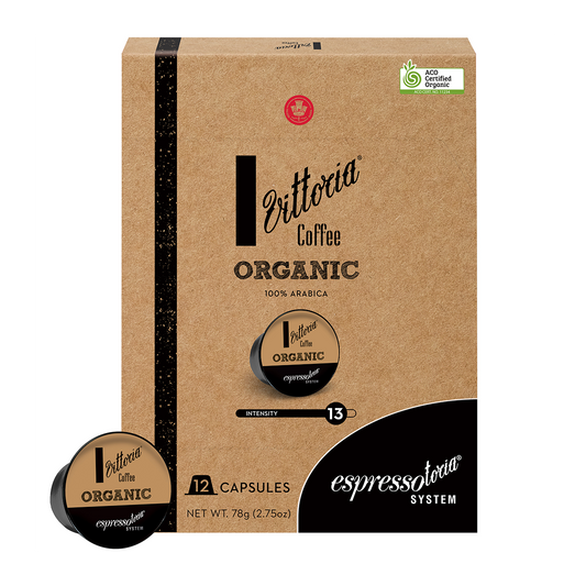 Vittoria Coffee Capsules Organic Espresso Espressotoria System x12 78g